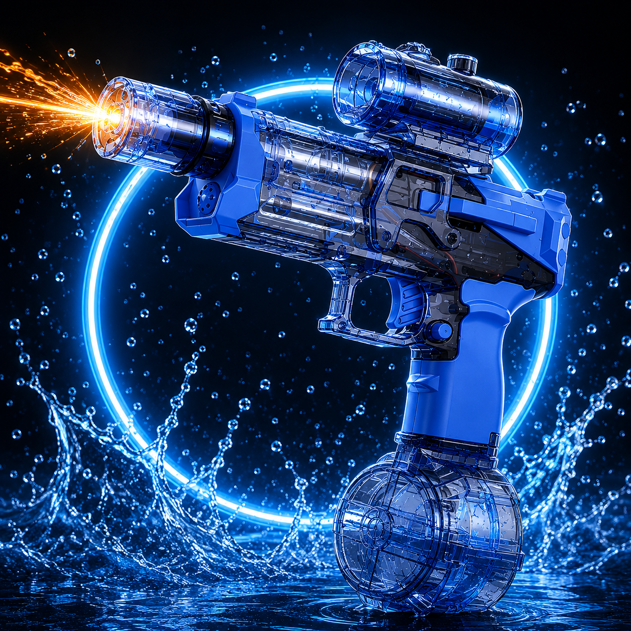Pistola de agua automática