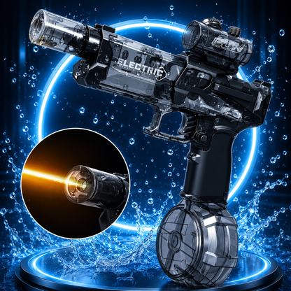 Pistola de agua automática con luces de ráfagas